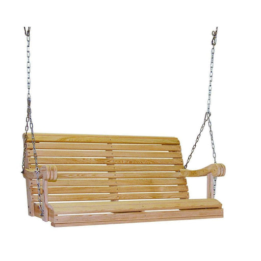 Hershy Way Hershy Way Grandpa Series 4ft. Cypress Porch Swing Porch Swing C3400